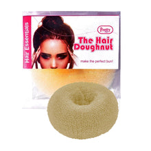 Load image into Gallery viewer, Pretty Professional Medium Hair Doughnut Bun Ring 80mm Honey