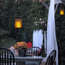 Load image into Gallery viewer, PMS Antique Dancing Flame Effect Battery Powered Garden LED 8.5" Lantern