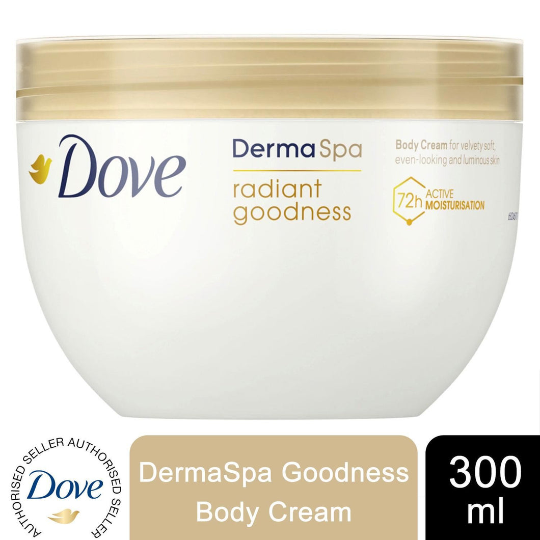Dove DermaSpa Goodness 3 with Omega Oil Body Cream for Dry Skin, 300 ml