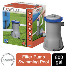 Load image into Gallery viewer, Bestway Flowclear Swimming Pool Filter Pump, 330gal, 530gal, 800gal Or 2500gal