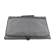 Load image into Gallery viewer, Haven Foldable &amp; Waterproof Nylon Nappy Changing Mat for Children - Grey