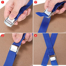 Load image into Gallery viewer, 2 Pack Silverline 449682 Cam Buckle Tie Down Strap 2.5m x 25mm