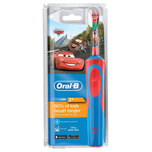 Oral-B Power Kids Electric Rechargeable Toothbrush Featuring Disney Pixar Cars
