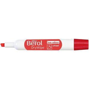 Berol Whiteboard Marker Dry Wipe Medium Chisel Tip Assorted Inks 96 Pack