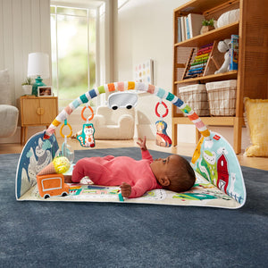 Fisher-Price Activity City Gym to Jumbo Play Mat with Toys