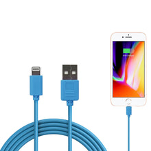Load image into Gallery viewer, GVC USB To 8 Pin Data Cable - 1 Metre, Blue