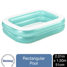 Load image into Gallery viewer, Bestway Inflatable 6&#39;7&quot;x20” , 8&#39;7&quot;x20” or 10&#39; x22” Family Rectangular Pool