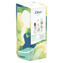 Load image into Gallery viewer, Dove Blissfully Relaxing Body Collection Gift Set with Room Fragrance Spray