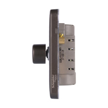 Load image into Gallery viewer, Schneider Electric Lisse Screwless 2 Gang 2 Way Dimmer Switch 250W Mocha Bronze