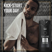 Load image into Gallery viewer, Lynx Energy Boost Shower Gel Bodywash, Black, 3 or 6 Pk, 500ml