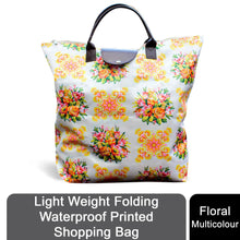 Load image into Gallery viewer, Flo Fashion Light Weight Multipurpose Folding Waterproof Printed Shopping Bag