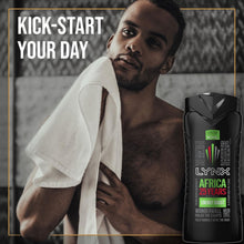 Load image into Gallery viewer, Lynx Energy Boost Shower Gel Bodywash, Africa, 3 or 6 Pk, 500ml