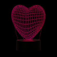 Load image into Gallery viewer, Aquarius 3D Colour Changing Hologram LED Night Light and Desk Lamp