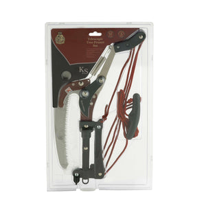 Kent & Stowe Telescopic Tree Lopper Bypass Pruner Cutter 4 Gears 3m