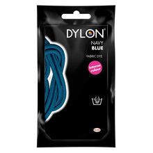 Load image into Gallery viewer, DYLON Hand Fabric Dye Sachet for Clothes &amp; Soft Furnishings, 1pk of 50g, Navy Blue