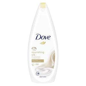 3pk of 720ml Dove Nourishing Silk 0% Sulfate SLES Skin Moisturiser Body Wash