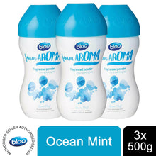 Load image into Gallery viewer, Bloo Foam Aroma Toilet Cleaner Powder Ocean Mint, 3pk or 6pk of 500g