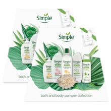 Load image into Gallery viewer, Simple Kind to Skin Bath &amp; Body Pamper Collection 5pcs Gift Set with For Her