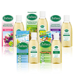 Zoflora Antibacterial Concentrated Disinfectant 120ml, Assorted Fragrance