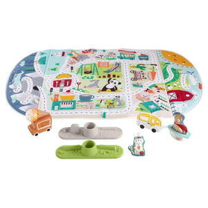 Fisher-Price Activity City Gym to Jumbo Play Mat with Toys