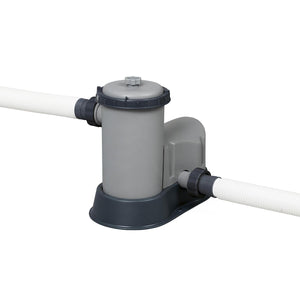 Bestway Round Steel Pro Blue or Steel Pro MAX Stone Wall Pool with Filter Pump