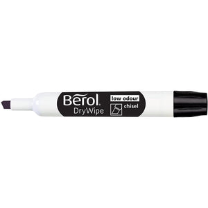 Berol Whiteboard Marker Dry Wipe Medium Chisel Tip Assorted Inks 96 Pack