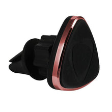 Load image into Gallery viewer, Triangle Magnetic Car Holders Compatible with all smartphone models Rose Gold
