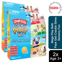 Load image into Gallery viewer, Zimpli Kids Mega Play Bath Pack Geli Crackle Slime Sensory Fun