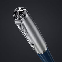 Load image into Gallery viewer, Parker 51 Fountain Pen Midnight Blue Barrel Fine Nib Black Ink Gift Box