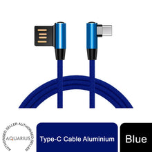 Load image into Gallery viewer, Aquarius Universal Type-C Cable Aluminium, Blue