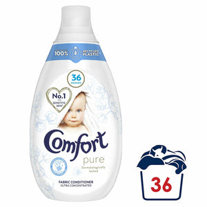 Persil 24w Non-Bio 2 packs with 1 pack of Comfort Pure Fabric Conditioner