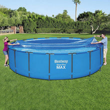 Load image into Gallery viewer, Flowclear Solar Pool Cover for Steel Pro Max &amp; Power Steel Pools - 18 Feet, Blue