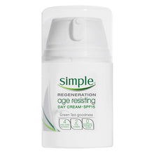 Load image into Gallery viewer, Simple Regeneration Age Resisting Night Cream, Day Cream, and Facial Wash