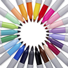Load image into Gallery viewer, Sharpie Permanent Marker Pens Fine Point Assorted Colours Pack of 24 For School