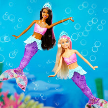 Load image into Gallery viewer, Barbie® Dreamtopia Sparkle Lights Mermaid With Blonde Pink Hair, Approx 12 Inch