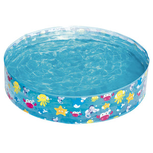 Bestway Fill-N-Fun Sparking Sea Paddling Pool for Kids 122 x 25 cm, 1pk