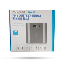 Load image into Gallery viewer, Aquarius 7 in 1 Digital Bathroom Weighing Scales, Silver