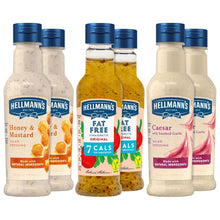 Load image into Gallery viewer, Hellmann&#39;s Caser Smoked Garlic, Honey Mustard &amp; Fat-Free Salad Dressing, 210ml
