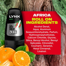 Load image into Gallery viewer, 3x of 50ml Lynx 48H Anti Sweat 2x Faster Drying Anti Perspirant Roll-On