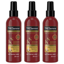 Load image into Gallery viewer, 2x or 3x 200ml Tresemme Keratin Smooth 5 in 1 Heat Protect Spray With Marula Oil