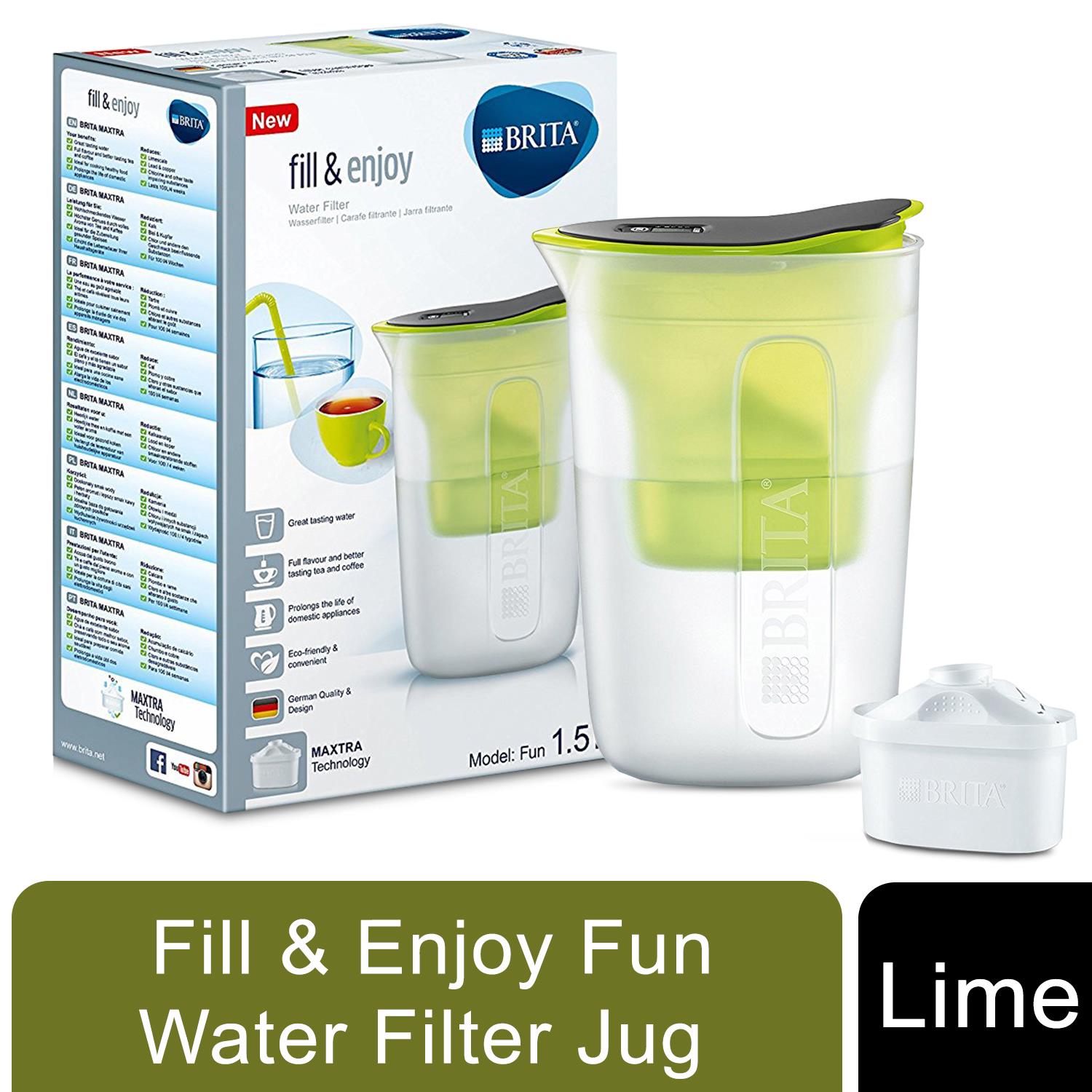 Brita Fill BRITA Fill&Enjoy Fun Water Filter Jug - Lime – Avant Garde Brands
