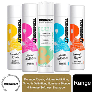3 Pack of 250ml Toni & Guy Fibre Strengthening Shampoo for All Types of Hair
