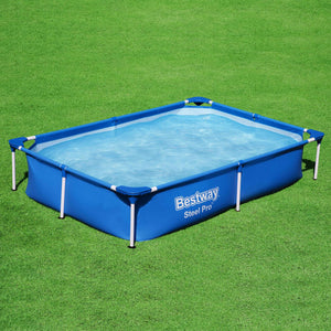 Bestway Steel Pro 7'3" x 59" x 17"/2.21m x 1.50m x 43cm Frame Swimming Pool