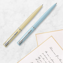 Load image into Gallery viewer, Waterman Allure Ballpoint Pen Macaron Pink Pastel Lacquer Medium Point Blue Ink