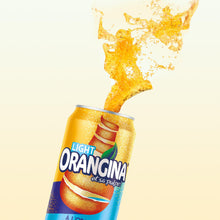 Load image into Gallery viewer, Orangina Light Can Fizzy Sparkling Juice Drink 4pk of (6x330ml), 24 CANS