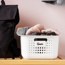 Load image into Gallery viewer, SmartStore Basket Recycled15 StorageBox 10L With Basket PlasticLid, White