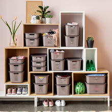 Load image into Gallery viewer, SmartStore Lightweight &amp; Durable Recycled Storage Box 2 Basket and 2 Lid