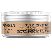 Load image into Gallery viewer, Bed Head for Men by TIGI Pure Texture Mens Hair Paste for Firm Hold 83g, 2pk