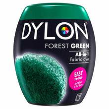 Load image into Gallery viewer, DYLON Washing Machine Fabric Dye Pod, Forest Green, 2 Packs of 350g
