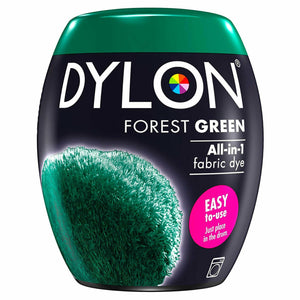 DYLON Washing Machine Fabric Dye Pod, Forest Green, 2 Packs of 350g